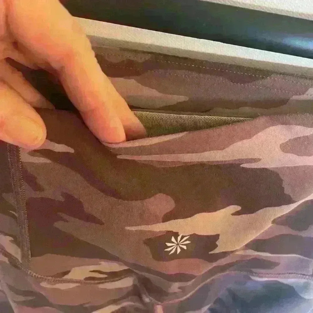 ATHLETA Size Small..7/8 Tight, plum Camo - Picture 4 of 6